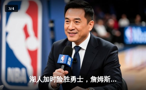 湖人加时险胜勇士，詹姆斯三双库里空砍40分，系列赛战成2-2平 - 3